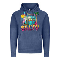Vintage Denim always salty with caravan Vintage Hoodie - texasbilliewilder