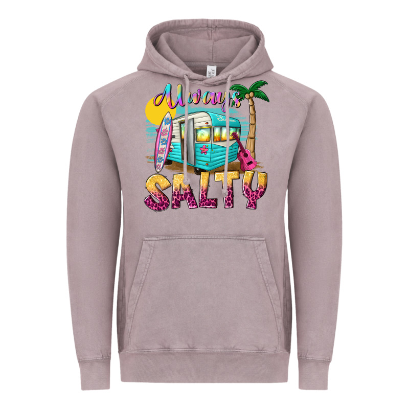 Always Salty With Caravan Vintage Hoodie by texasbilliewilder | Teevron