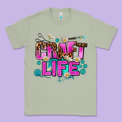 Craft Life Classic Tee Designed By Adodesignshop