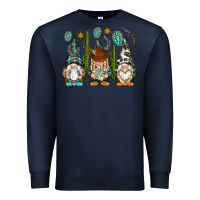 Navy western gnomies Premium Sweatshirt - NancyCooperArtShop