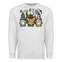 Oatmeal Heather western gnomies Premium Sweatshirt - NancyCooperArtShop