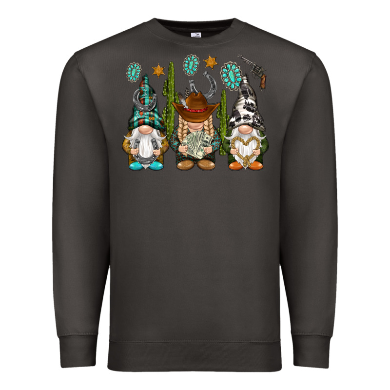 Western Gnomies Premium Sweatshirt by NancyCooperArtShop | Teevron