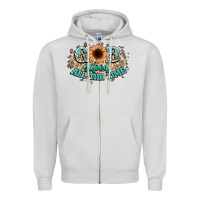 Dove Grey god is good all the time Zipper Hoodie - NancyCooperArtShop