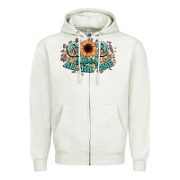 Oatmeal Heather god is good all the time Zipper Hoodie - NancyCooperArtShop