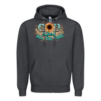 Smoke god is good all the time Zipper Hoodie - NancyCooperArtShop
