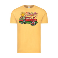 Vintage Mustard hello summer Vintage Tee - SublimationCraftShop