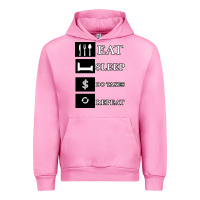 Fuchsia Pink Tax Day Eat Sleep Do Taxes Repeat Gift Urban Hoodie - Bettercallsaul