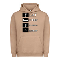 Pigment Burro Tax Day Eat Sleep Do Taxes Repeat Gift Urban Hoodie - Bettercallsaul