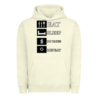 Pigment Pistachio Tax Day Eat Sleep Do Taxes Repeat Gift Urban Hoodie - Bettercallsaul