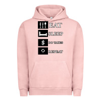 Pigment Salmon Tax Day Eat Sleep Do Taxes Repeat Gift Urban Hoodie - Bettercallsaul