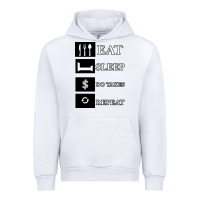 White Tax Day Eat Sleep Do Taxes Repeat Gift Urban Hoodie - Bettercallsaul