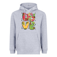 Heather Grey love juneteenth lips Heavyweight Hoodie - MaliasSmallBusiness
