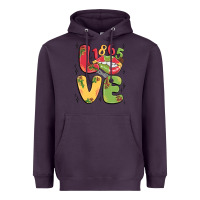 Plum love juneteenth lips Heavyweight Hoodie - MaliasSmallBusiness