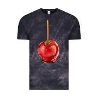 Cloud Black apple candy Vintage Tee - AdoDesignShop