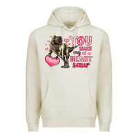 Oatmeal Heather you make my heart saur Premium Hoodie - LillyAllenDesigns