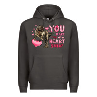 Smoke you make my heart saur Premium Hoodie - LillyAllenDesigns