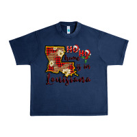 Navy ho ho home is in louisiana Urban Heavy Tee - FaDigitalArtStudio