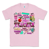 Bubblegum Pink come on teacher lets go party Classic Tee - AdoDesignShop