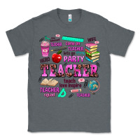 Charcoal Heather come on teacher lets go party Classic Tee - AdoDesignShop