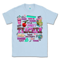 Dusty Blue come on teacher lets go party Classic Tee - AdoDesignShop