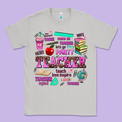 Come On Teacher Lets Go Party Classic Tee Designed By Adodesignshop