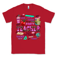 Red come on teacher lets go party Classic Tee - AdoDesignShop