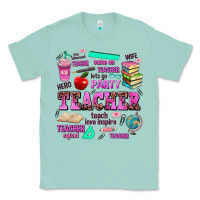 Seafoam come on teacher lets go party Classic Tee - AdoDesignShop