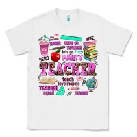 White come on teacher lets go party Classic Tee - AdoDesignShop
