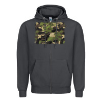Smoke camouflage background Zipper Hoodie - BarkalooDesign