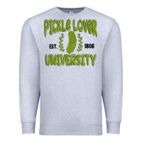 Heather Grey pickle lover university Premium Sweatshirt - MaliasSmallBusiness