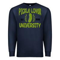 Navy pickle lover university Premium Sweatshirt - MaliasSmallBusiness