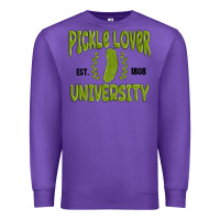 Purple pickle lover university Premium Sweatshirt - MaliasSmallBusiness