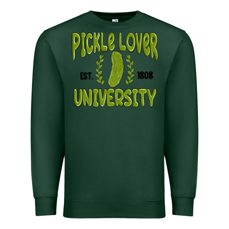 Pickle Lover University Premium Sweatshirt by MaliasSmallBusiness | Teevron