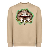 Mushroom soccer lips Heavyweight Sweatshirt - Zillion Design Studio