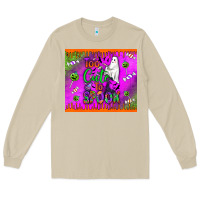 Mushroom too cute to spook Long Sleeve Tee - BundleAndBundleShop