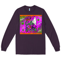 Plum too cute to spook Long Sleeve Tee - BundleAndBundleShop