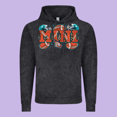 Mini American Football Vintage Hoodie Designed By Zillion Design Studio