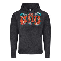 Vintage Black mini American football Vintage Hoodie - Zillion Design Studio