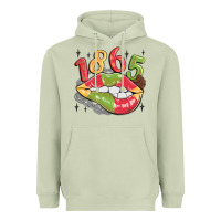 Matcha 1865 juneteenth lips Heavyweight Hoodie - MaliasSmallBusiness