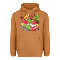 Meerkat 1865 juneteenth lips Heavyweight Hoodie - MaliasSmallBusiness