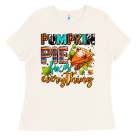 Bone pumpkin pie fixes everything Ladies Tee - AdoDesignShop