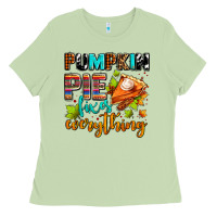 Matcha pumpkin pie fixes everything Ladies Tee - AdoDesignShop