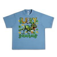 Pebble Blue Lucky saurus st.patricks day Urban Heavy Tee - Neo Western