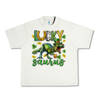 Pistachio Lucky saurus st.patricks day Urban Heavy Tee - Neo Western