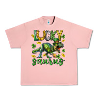 Salmon Lucky saurus st.patricks day Urban Heavy Tee - Neo Western
