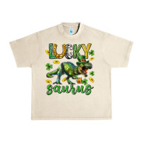 Sandshell Lucky saurus st.patricks day Urban Heavy Tee - Neo Western