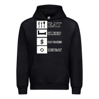 Black Tax Day Eat Sleep Do Taxes Repeat Gift Urban Hoodie - Bettercallsaul