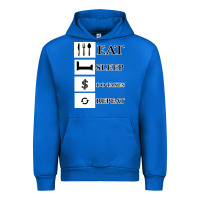 Cobalt Tax Day Eat Sleep Do Taxes Repeat Gift Urban Hoodie - Bettercallsaul