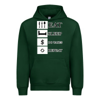Forest Green Tax Day Eat Sleep Do Taxes Repeat Gift Urban Hoodie - Bettercallsaul