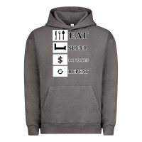 Pigment Tornado Tax Day Eat Sleep Do Taxes Repeat Gift Urban Hoodie - Bettercallsaul